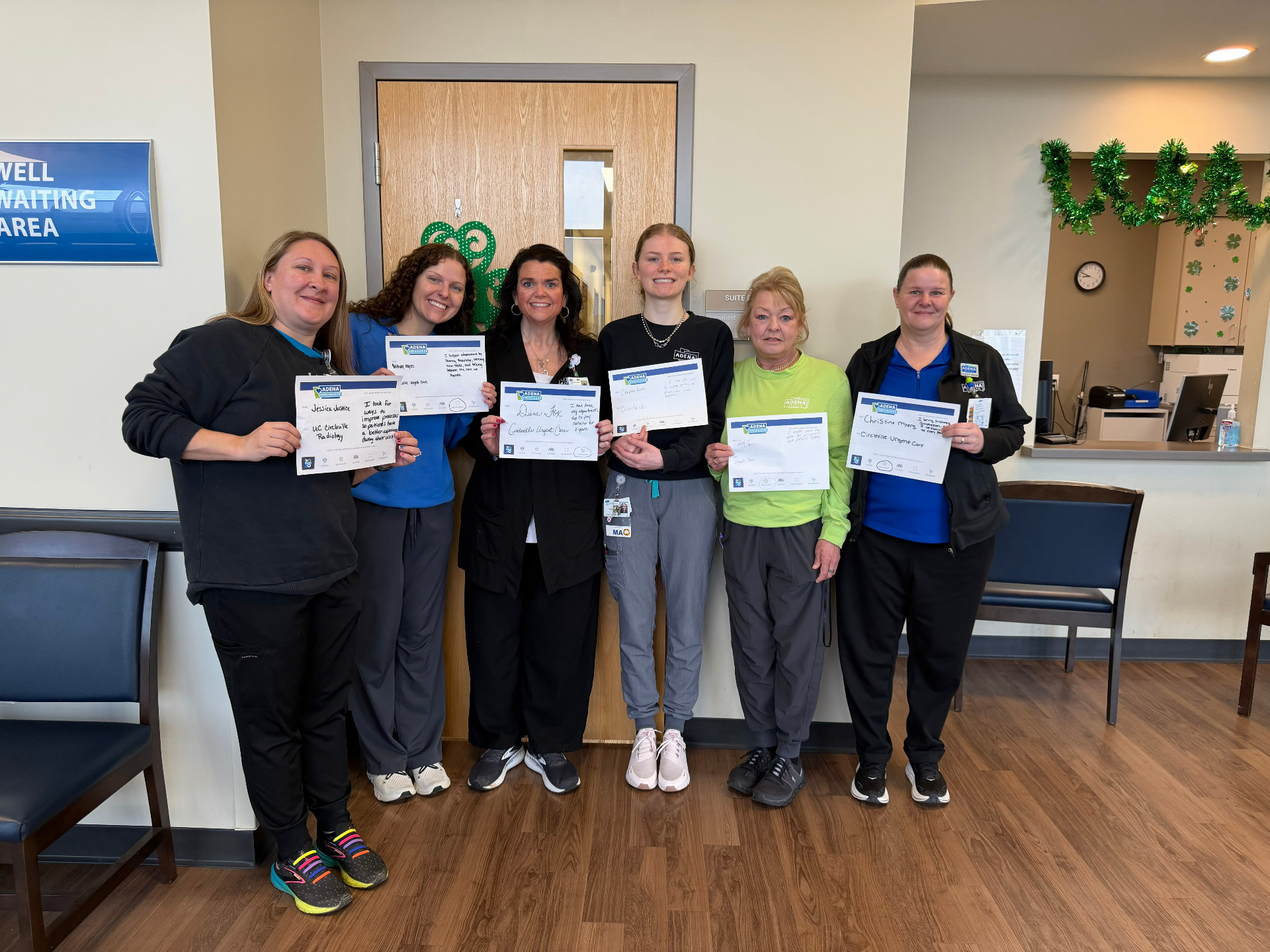 Brittany Myers, Jessica Justice, Diana Fox, Cheyene Kuntz, Cindy Strain, Christina Myers
