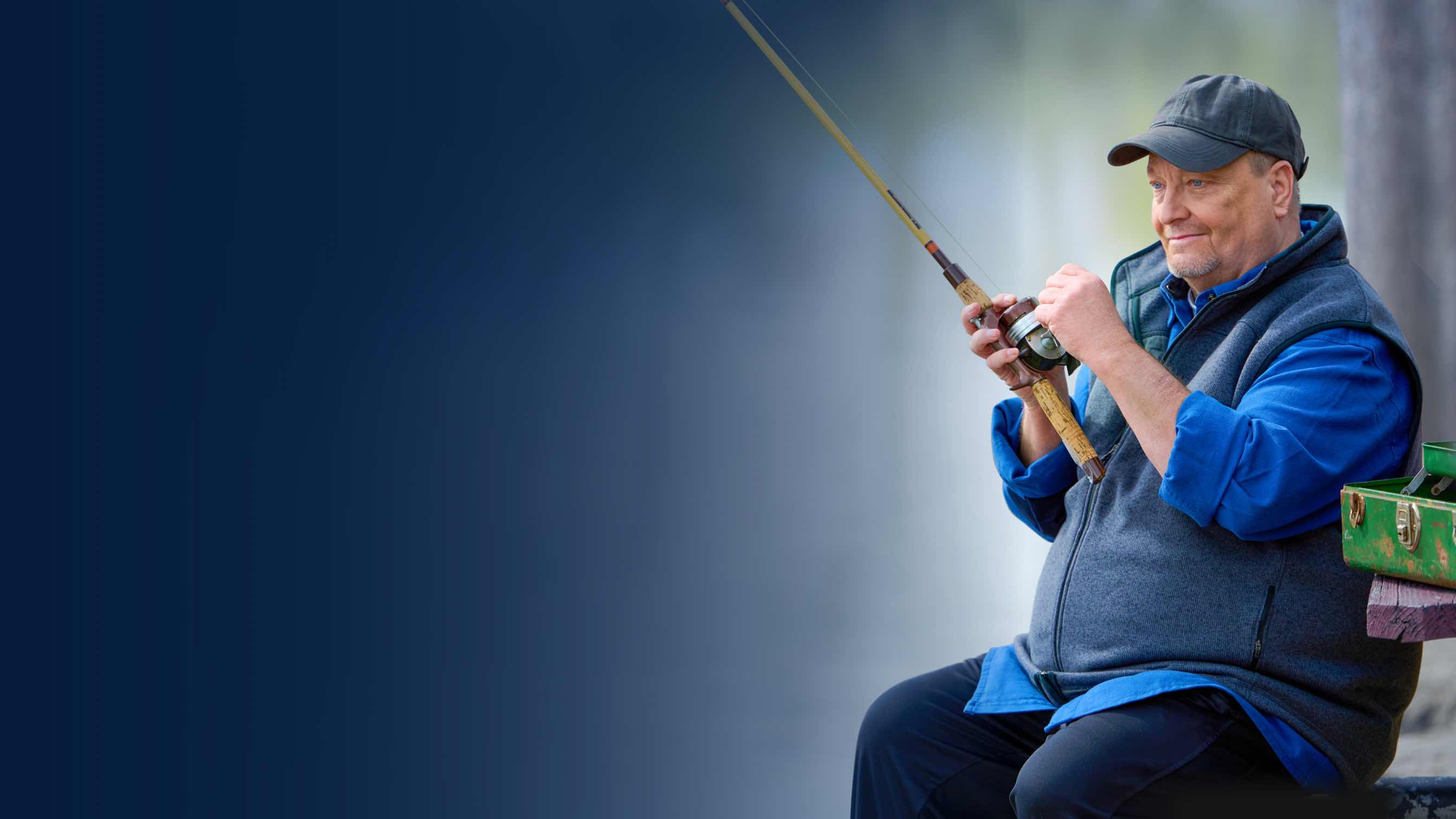 Adena Orthopedic & Spine Institute Orthopedics patient fishing after surgery