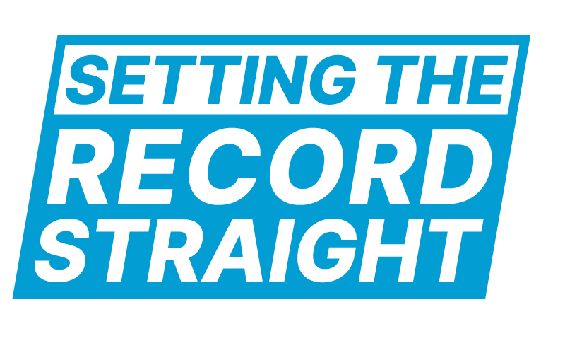Setting the Record Straight
