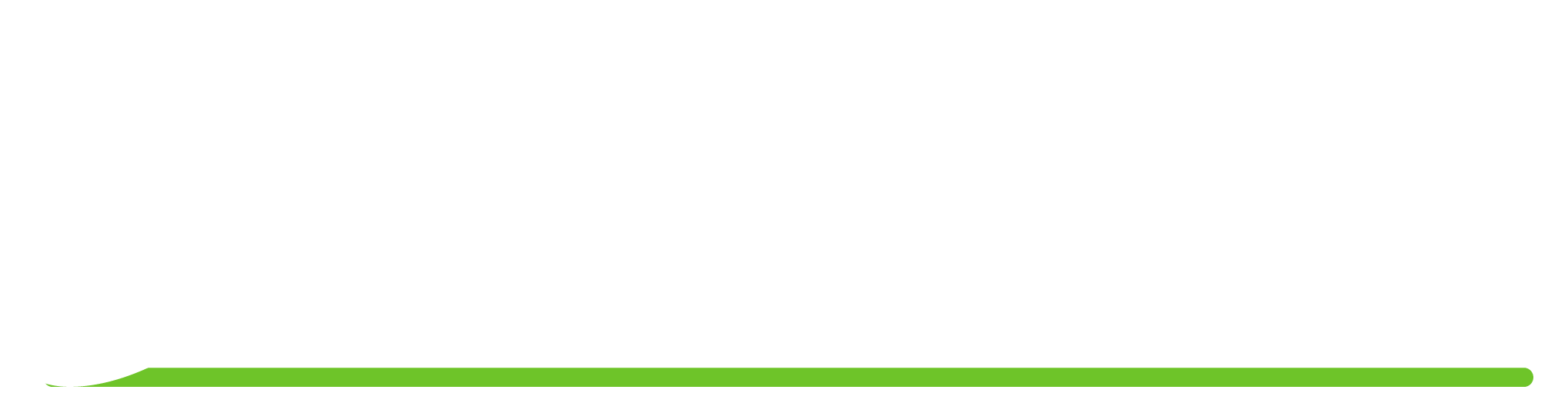 Handwritten-style text spelling “Holly” in white script with a green underline on a transparent background.