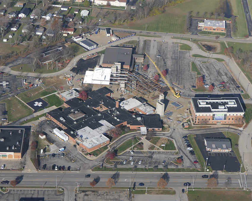 Aerial view of AFMC