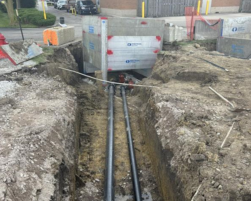 AFMC new water line