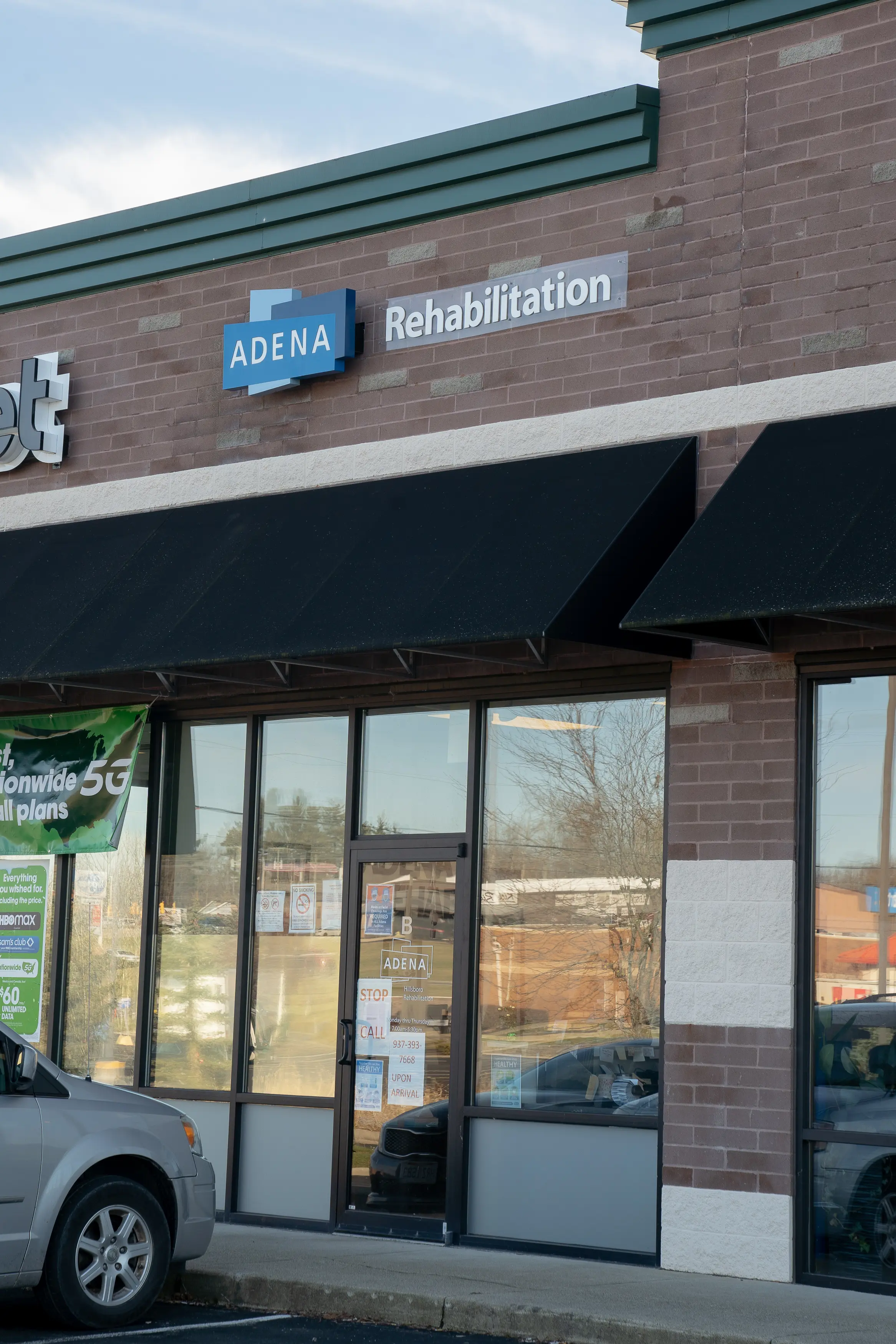 Map of Adena Rehabilitation - Hillsboro