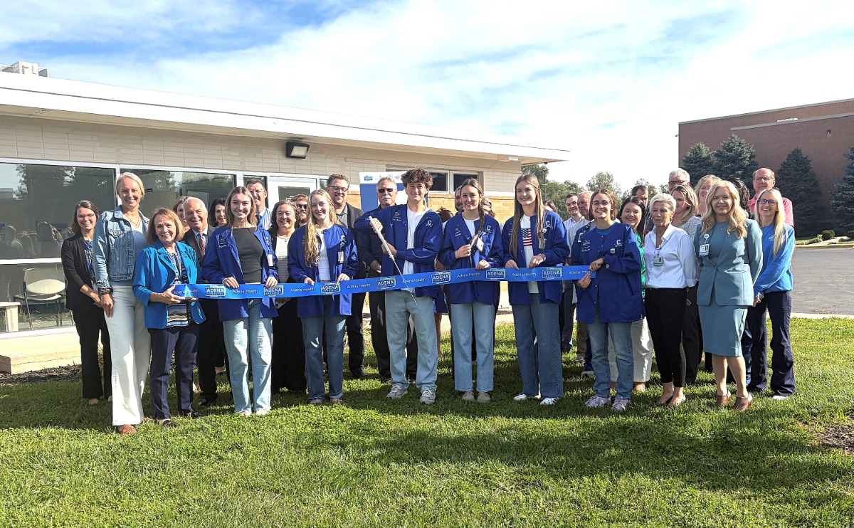 Image of Adena Health Cavalier Care Clinic ribbon cutting