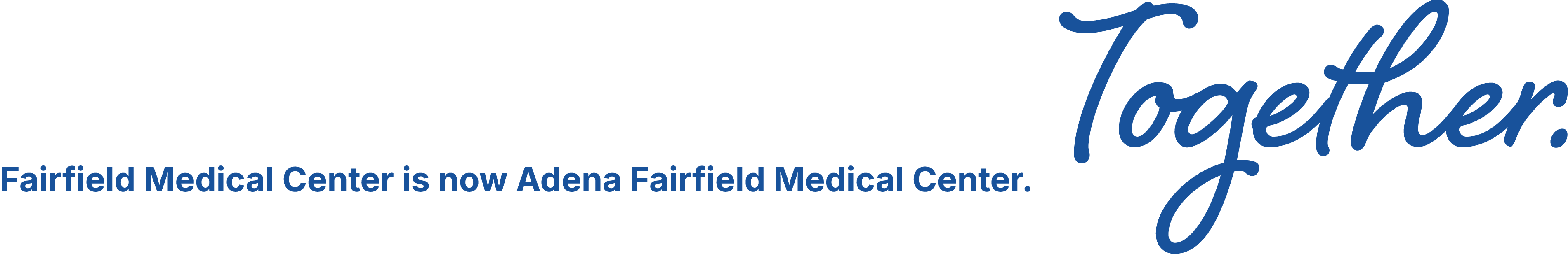 Writing a new chapter. Together.