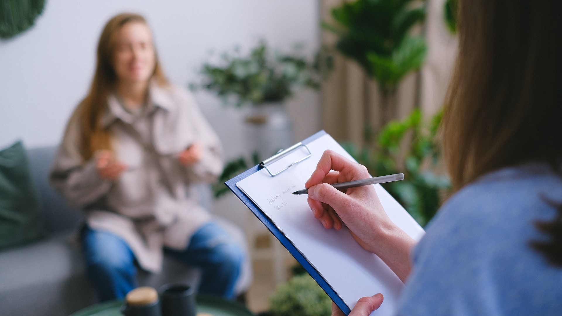 Behavioral Health Woman receiving behavioral health care