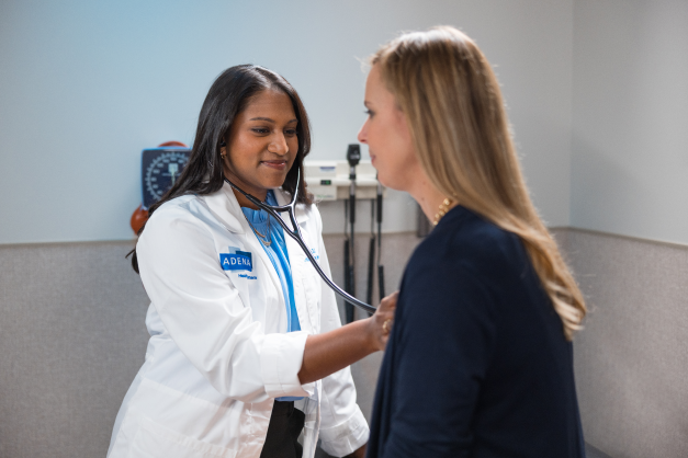 Find a Provider Adena Health Doctor Examining Patient