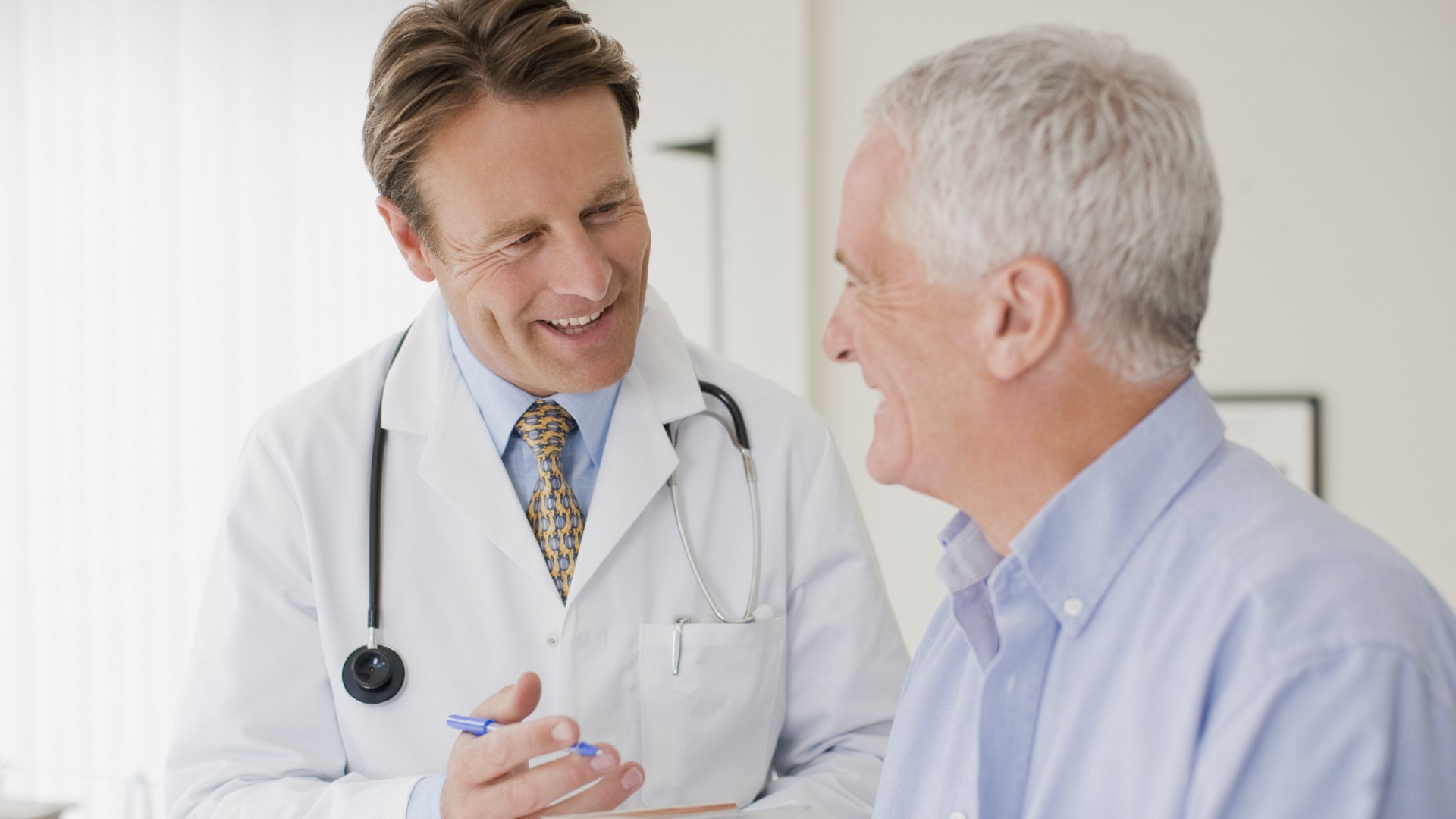 Urology Patient Talking with Doctor
