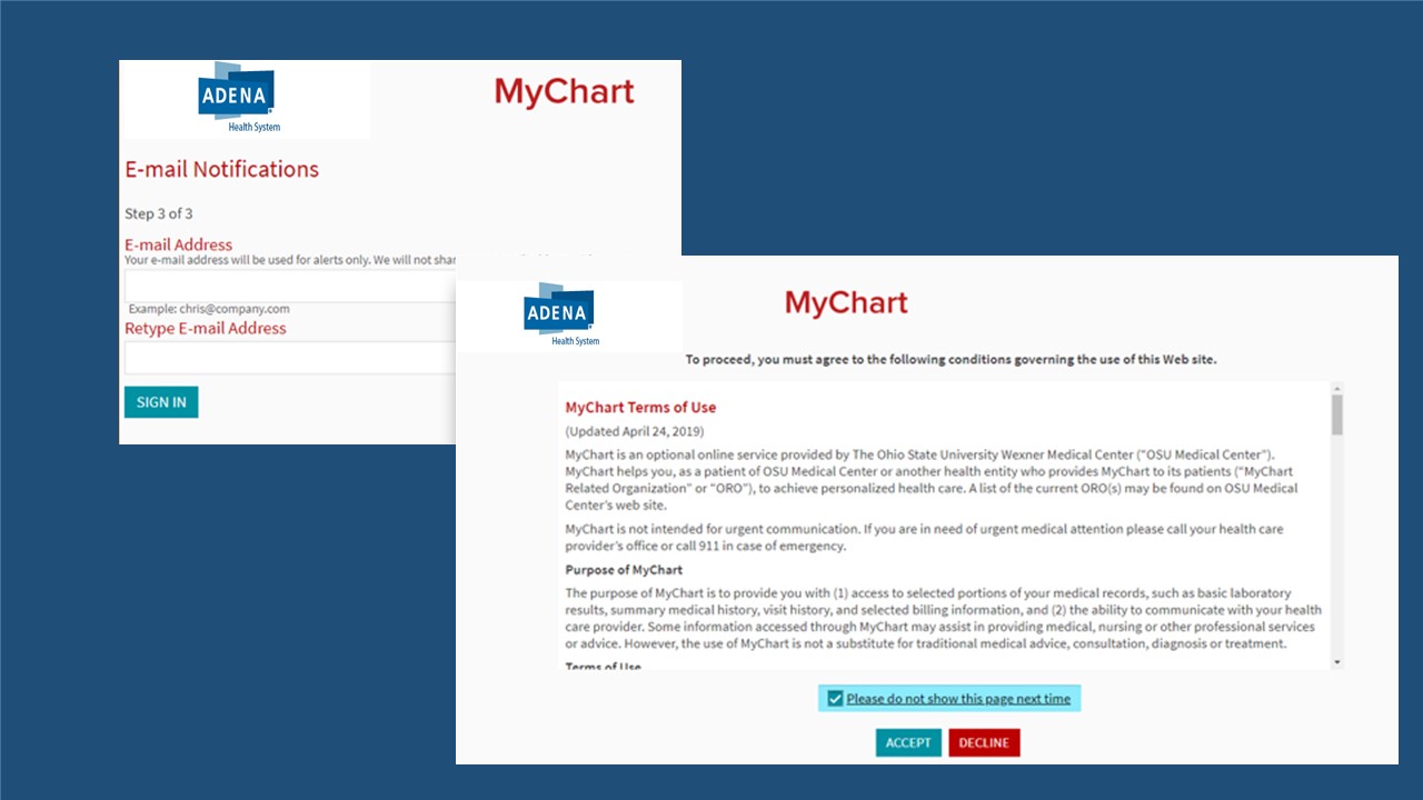 5 MyChart - Create Account