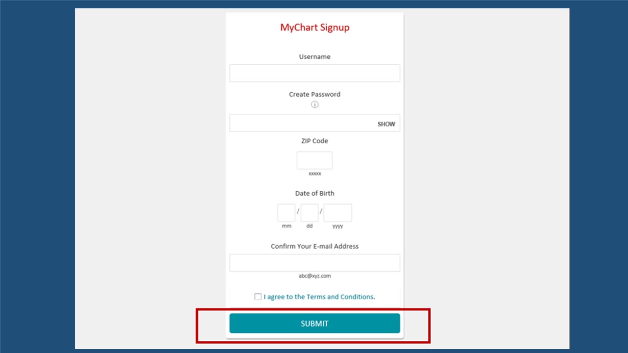 2 MyChart Activation Email 2