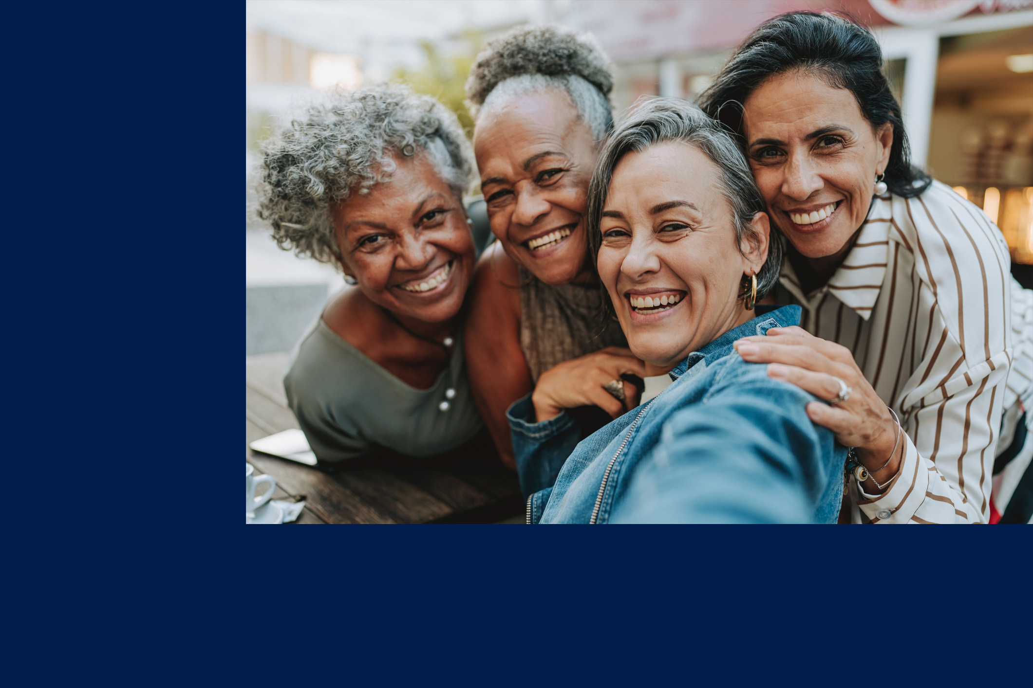 Group of women smiling at the camera